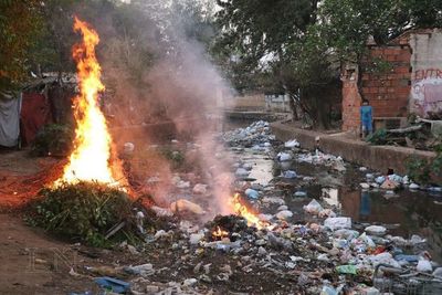 Incendios forestales: Bomberos ruegan no quemar basura y pastizales