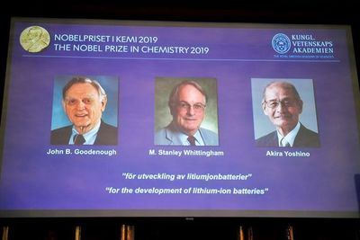 Desarrolladores de las baterías de iones de litio ganan el Nobel de Química