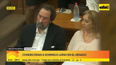 Condecoran a Domingo Laíno en el Senado
