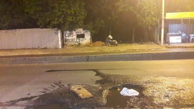 Profundo bache podía ocasionar un accidente