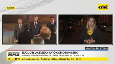 Euclides Acevedo juró como ministro
