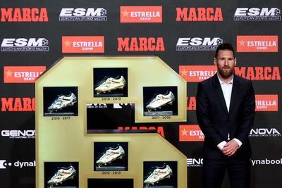 Messi recibió su sexta Bota de Oro