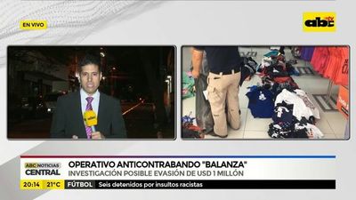 Operativo anticontrabando “Balanza”