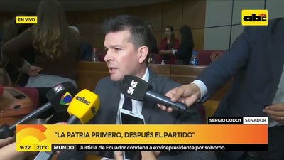 Sergio Godoy: “El acta de mayo salpica al presidente”