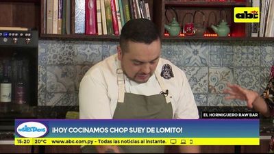 Hoy comemos Chop suey de lomito