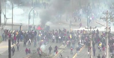 Manifestaciones en Ecuador causa muerte de indígena