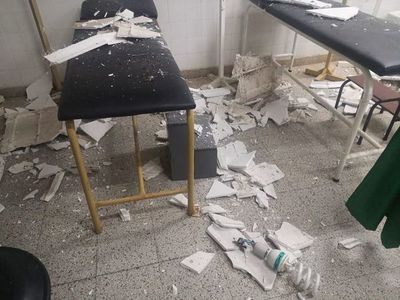 Cayó parte del cielorraso de Urgencias del Centro de Salud de Yaguarón