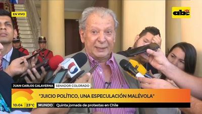 Galaverna sobre juicio político y otros temas