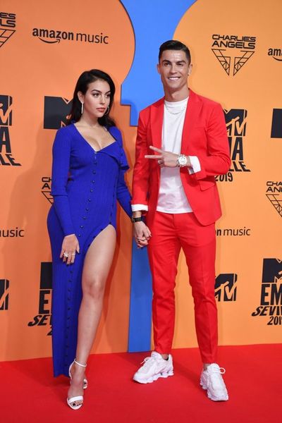Cristiano Ronaldo, en la alfombra roja de los EMAs de la MTV 2019