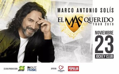 Fans agotan sector alfombra roja para concierto de Marco Antonio Solís en Paraguay