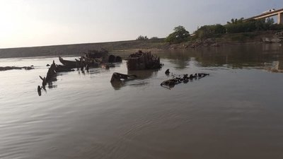 El buzo paraguayo que quiere reflotar buques de guerras