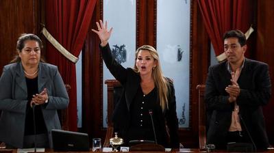 Jeanine Ánez cambió al jefe de las Fuerzas Armadas y dio su primer mensaje a la nación boliviana