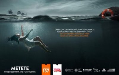 Presentan campaña "Metete" para eliminación de la violencia contra la mujer