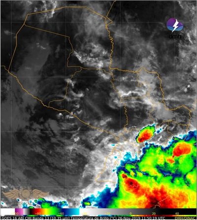 Emiten aviso por fuertes tormentas y ocasional caída de granizo