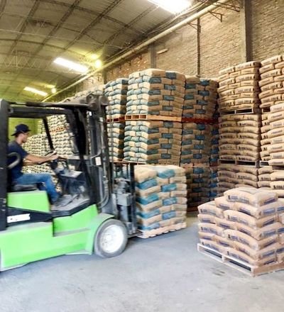 Importación de cemento es hasta 6.000 t al mes