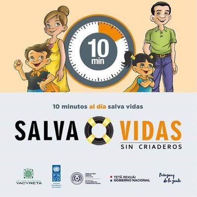Continúa campaña contra el dengue "Salva Vidas sin Criaderos"