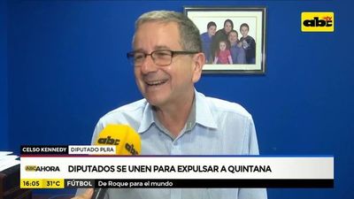 Diputados se unen para expulsar a Quintana