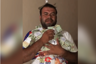 Funcionario y político presumió de recibir 300.000.000 de “donación” y se metió en problemas