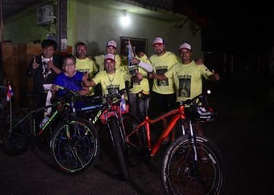 Más de 1.000 kilómetros en bicicleta por la Virgen de Caacupé
