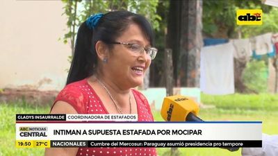 Intiman a supuesta estafada por Mocipar