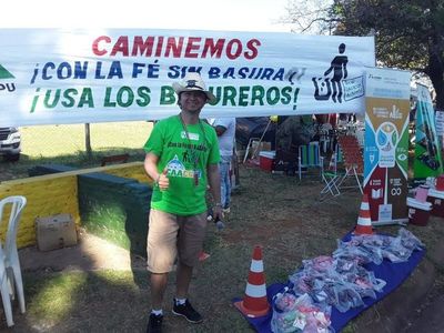 “Con la fe sin basura”, piden a los peregrinos mantener limpia la ciudad