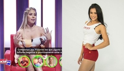 Sole Cardozo y "La Chica Extra" fuera de "Baila Conmigo Paraguay"