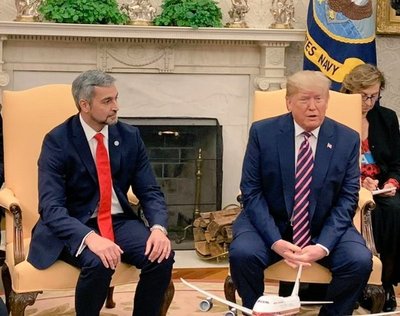 Reunión Abdo-Trump: "Impulsar el comercio y el combate al crimen organizado"