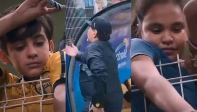 La dura actitud de Maradona con niños que querían verlo