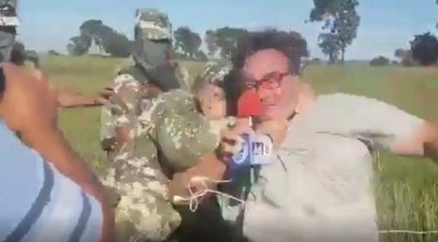 Periodista agredido: “Nos salvamos porque nos dijeron que nos iban a disparar”