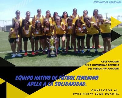 Femenino: equipo nativo apela a la solidaridad