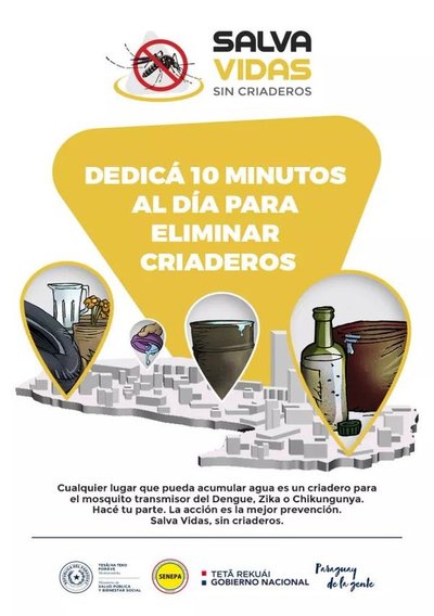 SENEPA reporta diez y seis casos confirmados de dengue en San Estanislado