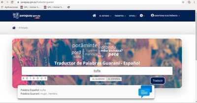 Disponibilizan traductor online de guaraní – castellano