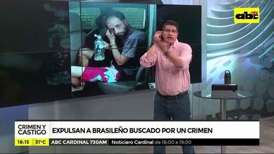 Expulsan a brasileño buscado por un crimen