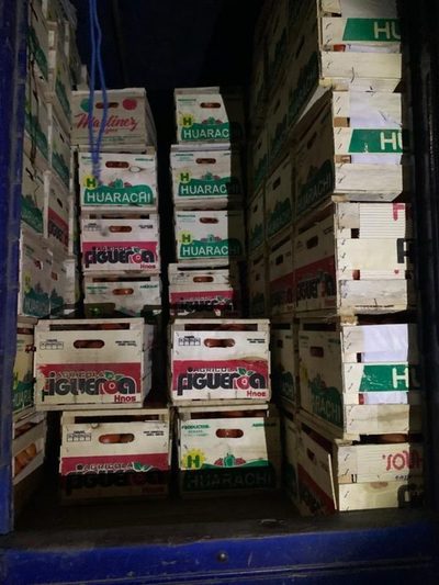 Decomisan 14 toneladas de tomate ingresadas irregularmente