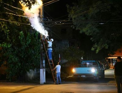 Tendido eléctrico ardió cerca del Hospital de Trauma
