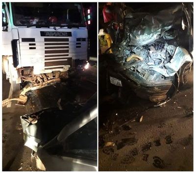 Un fallecido tras choque frontal en Yaguarón