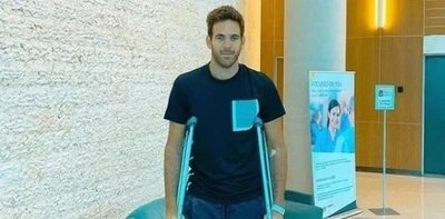 Del Potro recibe el alta médica tras una nueva cirugía