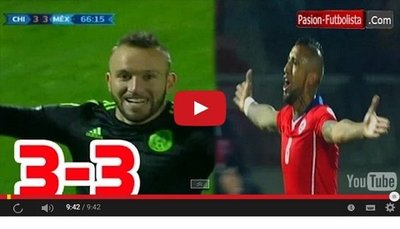 Chile vs Mexico (3-3) Goles Resumen Resultado Copa America 2015