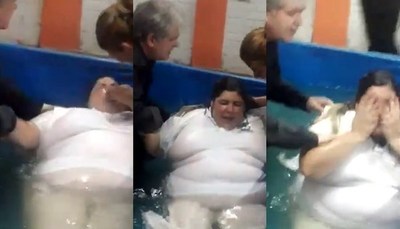 Mirá las imágenes del bautismo de Pamelita Ovelar