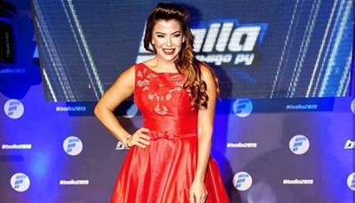 Marly Figueredo y su afición por las armas de fuego
