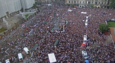 Tras la multitudinaria marcha para pedir justicia por Fernando Báez Sosa, los ocho rugbiers serán indagados