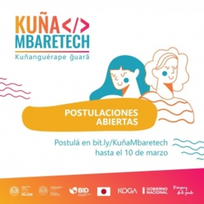 Hackathon Kuña Mbaretech será en marzo