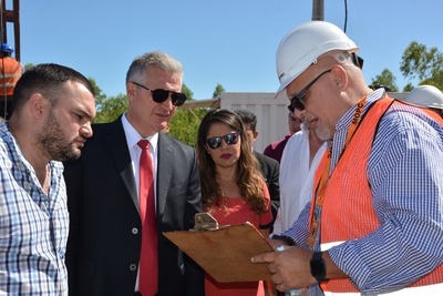 Autoridades verificaron avances de la construcción de nuevas penitenciarias en Emboscada