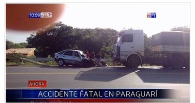 Otra colisión mortal sobre la ruta PY01