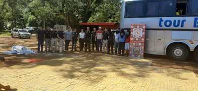 Incautan 1.119 kilos de marihuana en bus de turismo