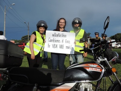 Campaña de educación vial en Ciudad del Este