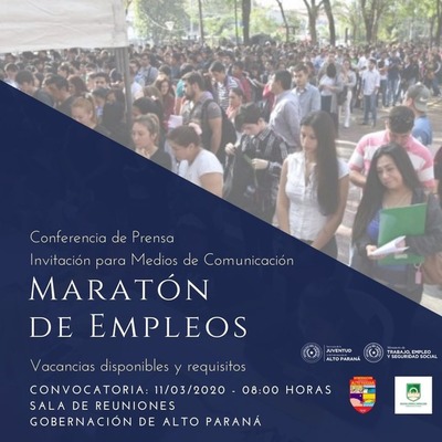 Feria de empleos en la Gobernación de Alto Paraná