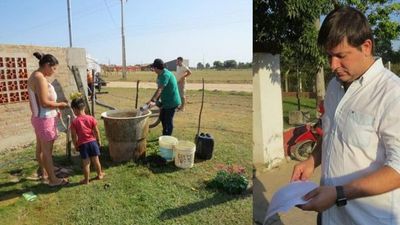 Villa Florida; asisten a más de 100 familias con agua potable