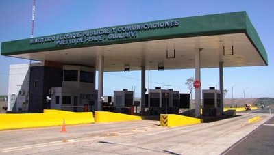 Recaudaciones en peajes disminuyeron en un trece por ciento