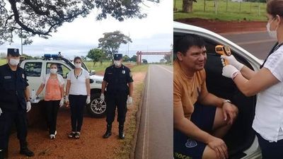 Santa Maria; Controlan a personas que entran en la ciudad